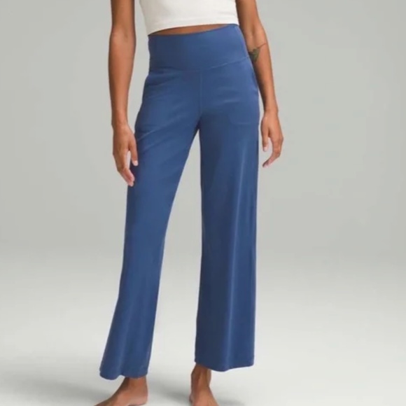 Lululemon Align High-Rise Wide-Leg Pant Pitch Blue Size 4 - NWOT - Picture 1 of 3